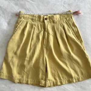 Tommy Bahama High rise pleated silk shorts